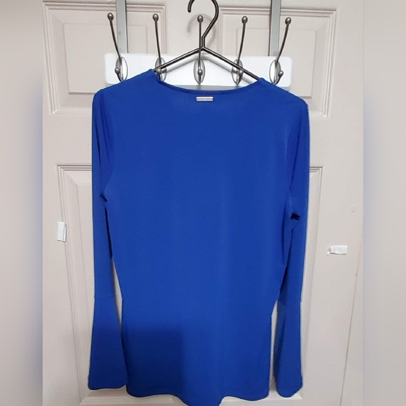 Michael Kors Royal Blue Bell Sleeve Top - Picture 6 of 7